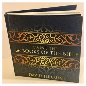 Living the 66 Books of the Bible David Jeremiah Hardcover Christian Bible Study